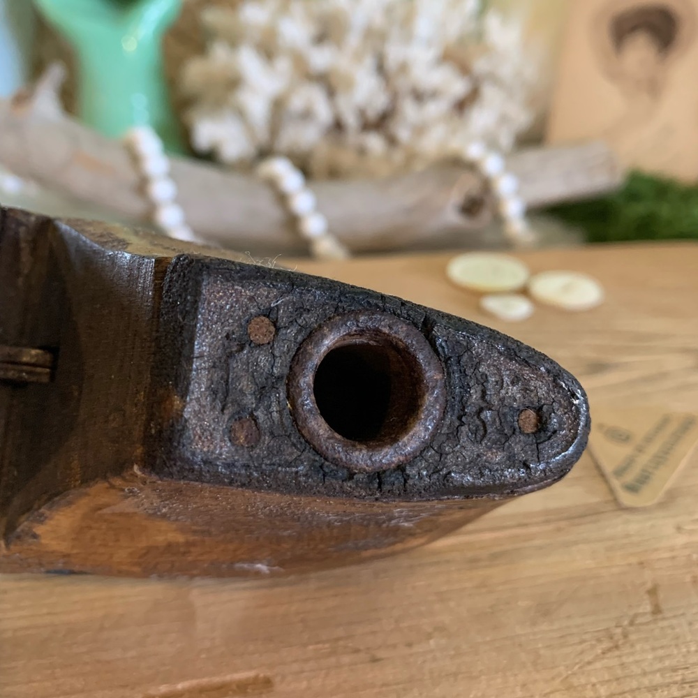 Antique Wood Shoe Form 🍓 Unique Home Decor / Rustic / Gift / Wooden / Nature - Picture 6 of 9